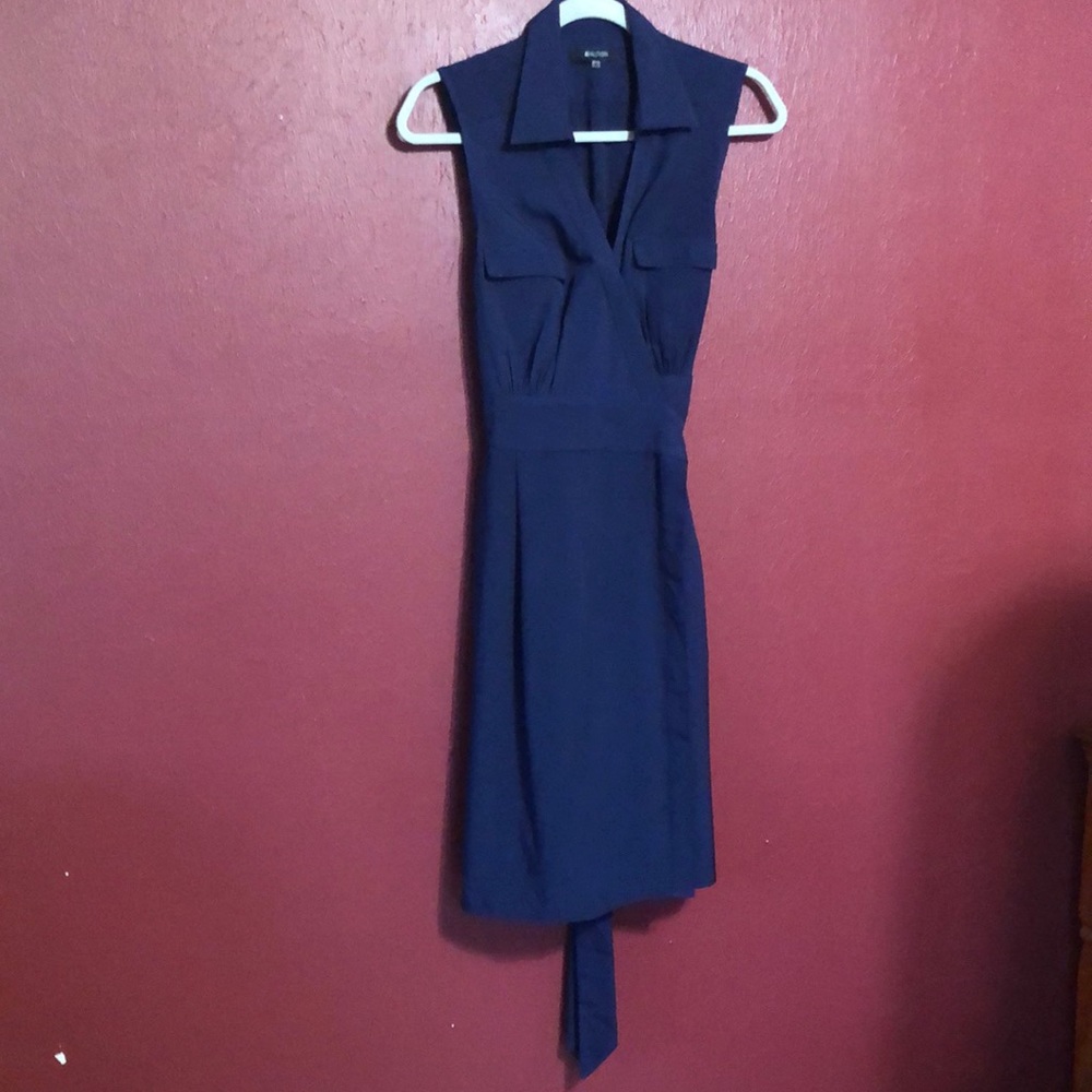 41Hawthorn Dress with Long Wrap Around Sash, Sz Medium